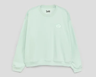 Sudadera Verde Lee para Mujer