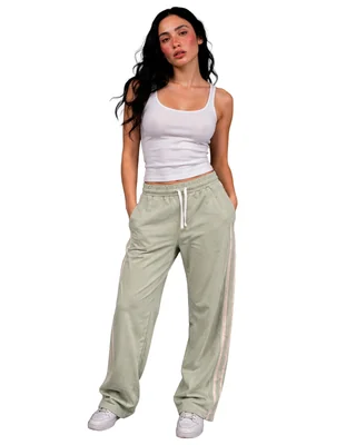 Pants Jogger Mujer Shendy Vendy Slim Fit Verde Corte Acampanado Deportivo