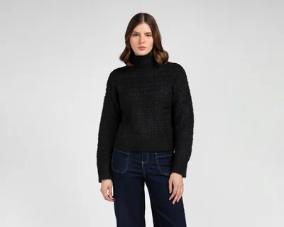 Suéter Cuello Alto Jennifer Lopez para Mujer
