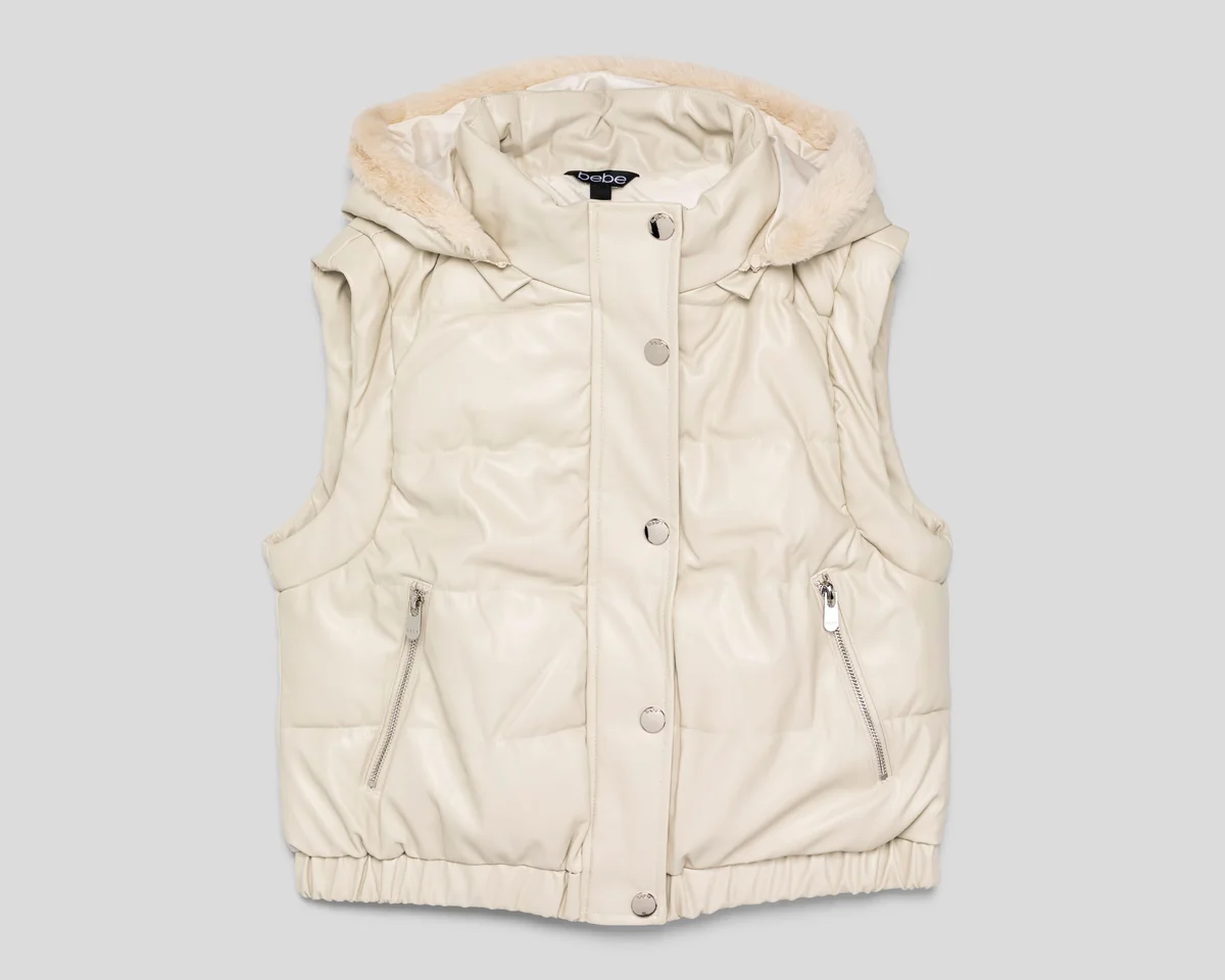 Chaleco con Capucha Bebe para Mujer