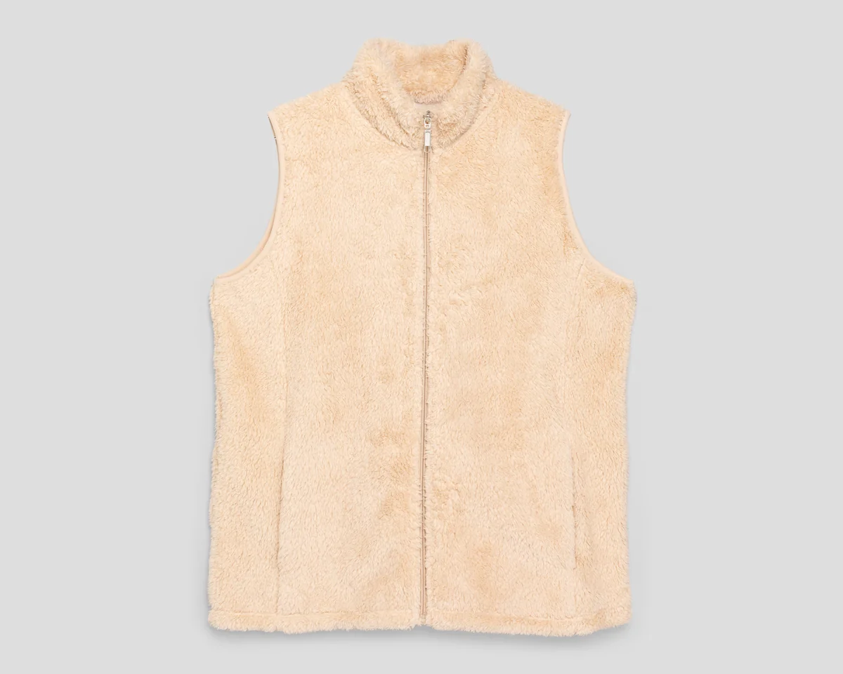 Chaleco Beige Lucky Star para Mujer