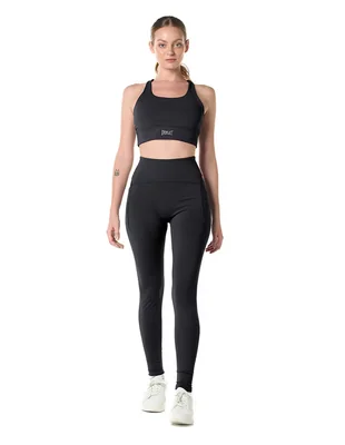 Pantalon Deportivo Fitness Advanced Everlast Negro Para Mujer