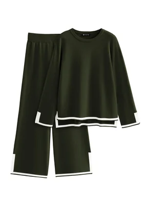 Conjunto Prettygarden De Suéteres De Punto Para Mujer Verde Militar Talla Xl - Venta Internacional.