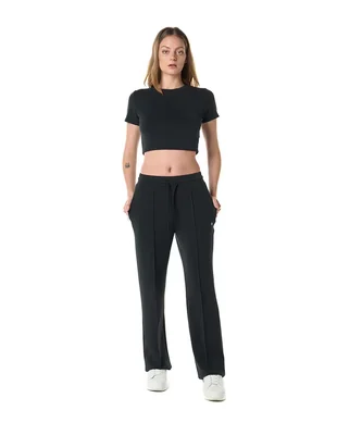 Pantalon Deportivo Fitness Advanced Everlast Negro Para Mujer