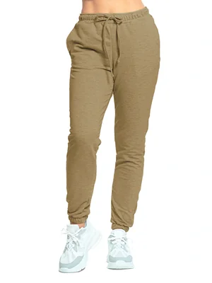 Pants Jogger Shendy Vendy Slim Fit Café para Mujer