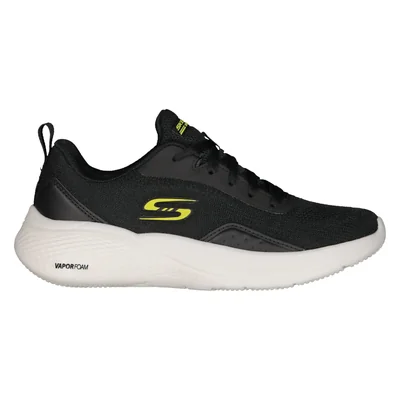 Tenis Skechers Bobs Infinity Point Color Negro Verde Limón Para Mujer