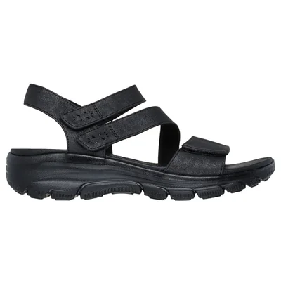 Sandalias Skechers Easy Going All Day Chic Color Negro Para Mujer