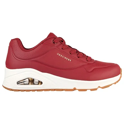 Tenis Skechers Uno-Stand On Air Color Burgundy Para Mujer