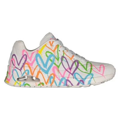 Tenis Skechers Street Jgoldcrown: Uno- Highlight Love color Blanco Multicolor para Mujer