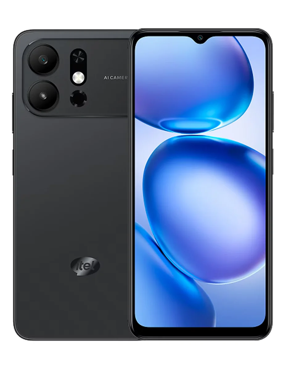 Itel A100CS LCD IPS 6.6 pulgadas 128 GB Negro