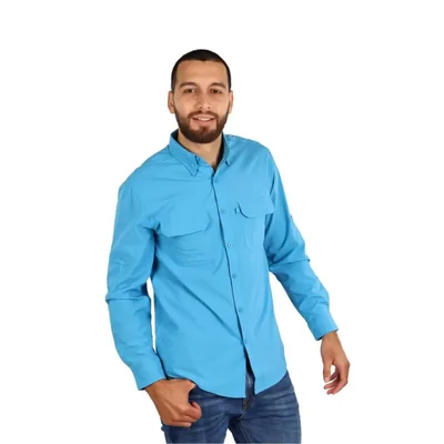 Camisa Unga Spt Ug2502 Spt Echo Blue C/ Tecnologia Outdoor Xs-3xl 09KHH2