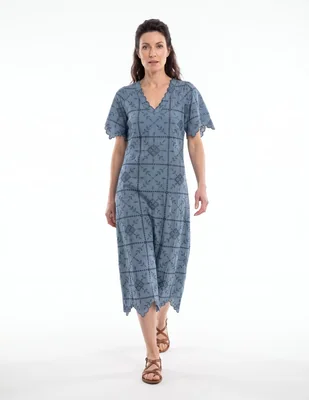 Vestido midi casual para mujer