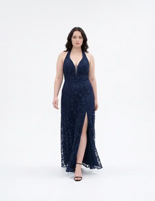 Vestido largo de fiesta para mujer