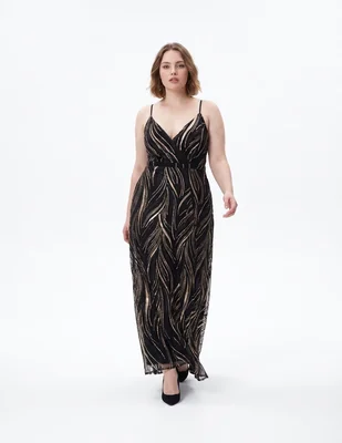 Vestido largo de fiesta para mujer
