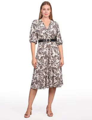 Vestido a la rodilla casual estepona para mujer