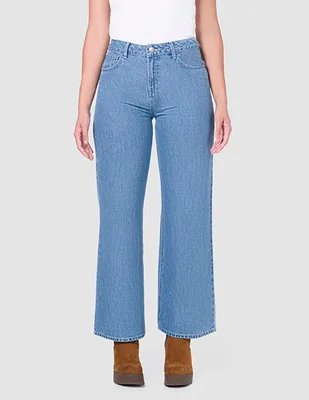 Jeans relaxed wide leg wide leg para mujer