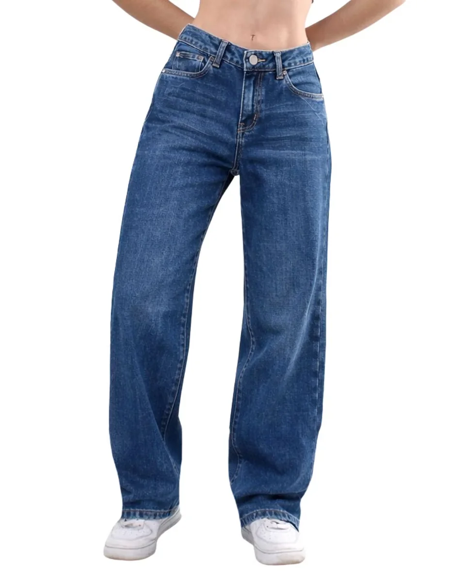 Jeans mom para mujer