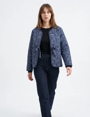Chamarra de algodón para mujer