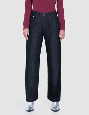 Pantalón Wide Leg Black Wide leg para mujer