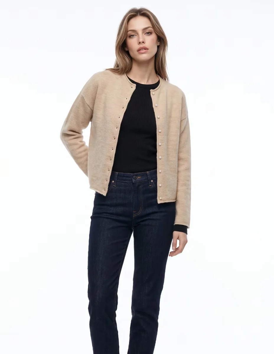 Suéter cuello redondo para mujer