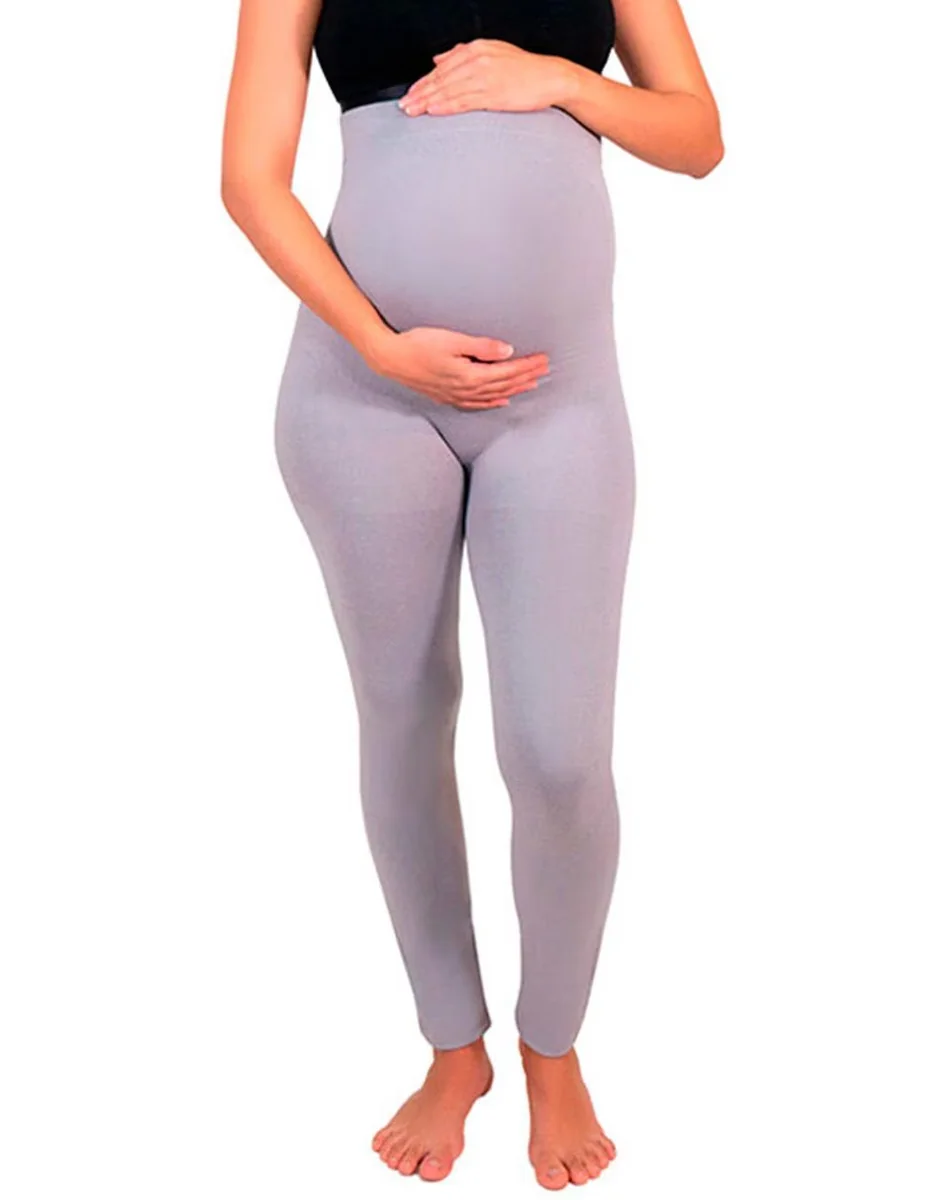 Legging maternal soporte de vientre sin costuras