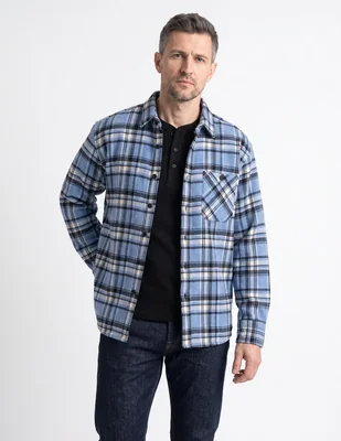 Camisa casual manga larga para hombre