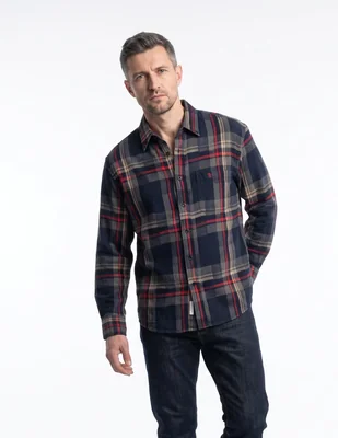 Camisa casual manga larga para hombre