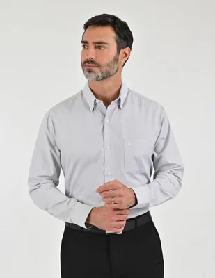Camisa casual manga larga para hombre