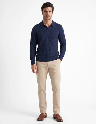 Playera tipo polo para hombre