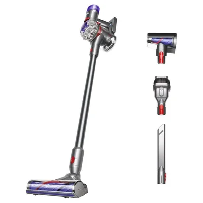 Aspiradora Inalámbrica Dyson V8 Silver - Potencia Sin Cable, Filtro HEPA y Hasta 40 Min de Autonomía