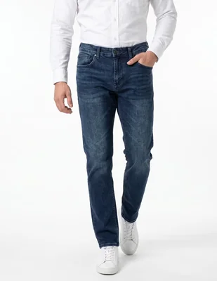 Jeans slim 36Kcden61002 lavado desgastado para hombre