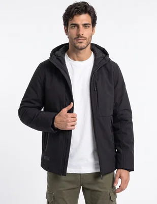 Chamarra casual con bolsillos para hombre