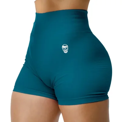 Shorts Gymreapers Infinity de Cintura Alta Esmeralda