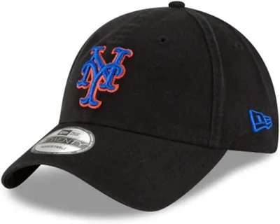 Gorra Ajustable New Era MLB Core Classic 9TWENTY Mets Negra