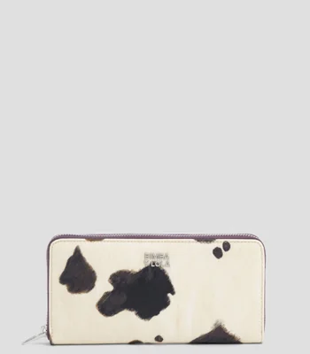 Cartera cremallera grande pony Mujer