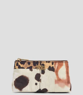 Monedero chocolate Patchwork Mujer