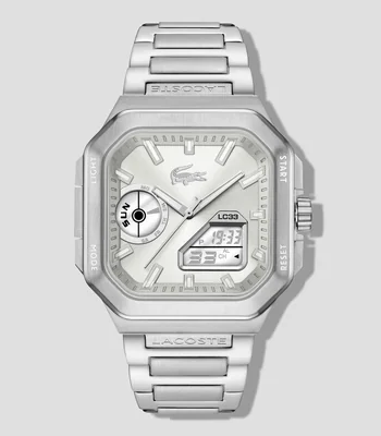 Reloj para hombre LC33 Square casual Plateado