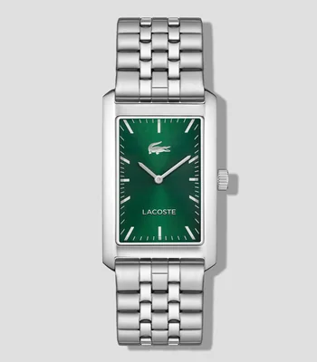 Reloj para hombre Santiago Casual Plateado Verde