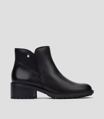 Botines con Tacón Ancho de 4.5 cm Mujer