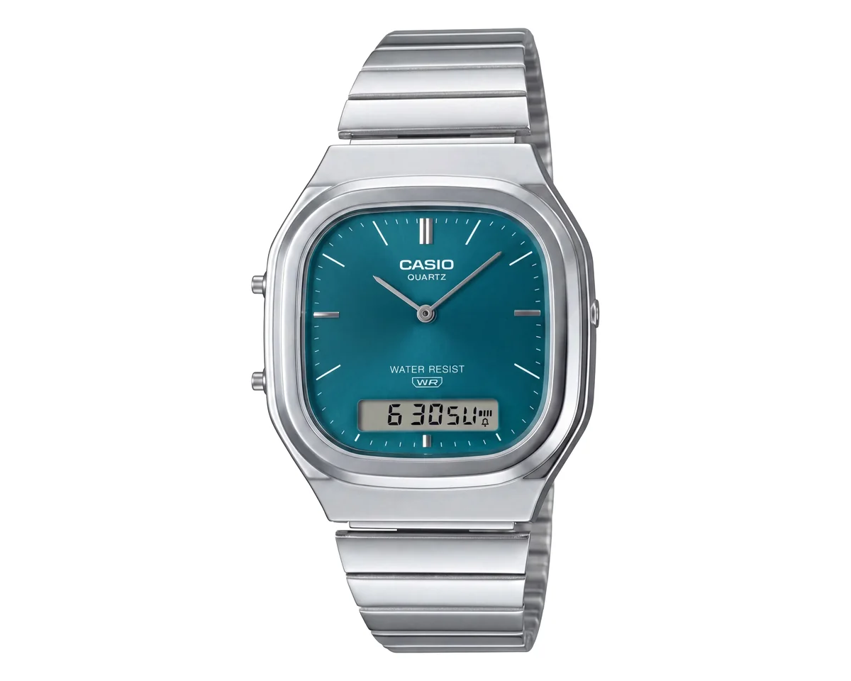 Reloj Casio Unisex AQ-240E-7ACF Plateado