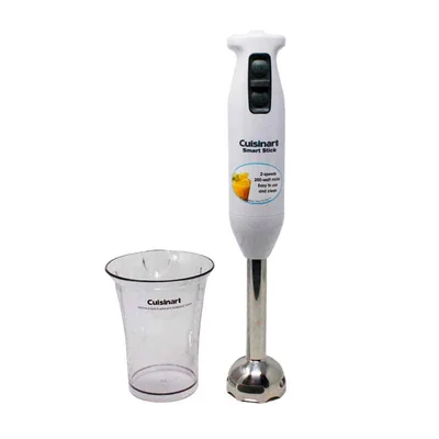 Batidora de Inmersión 2 Velocidades Con Vaso Medidor Blanca Rempacada Cuisinart CSB-75FR