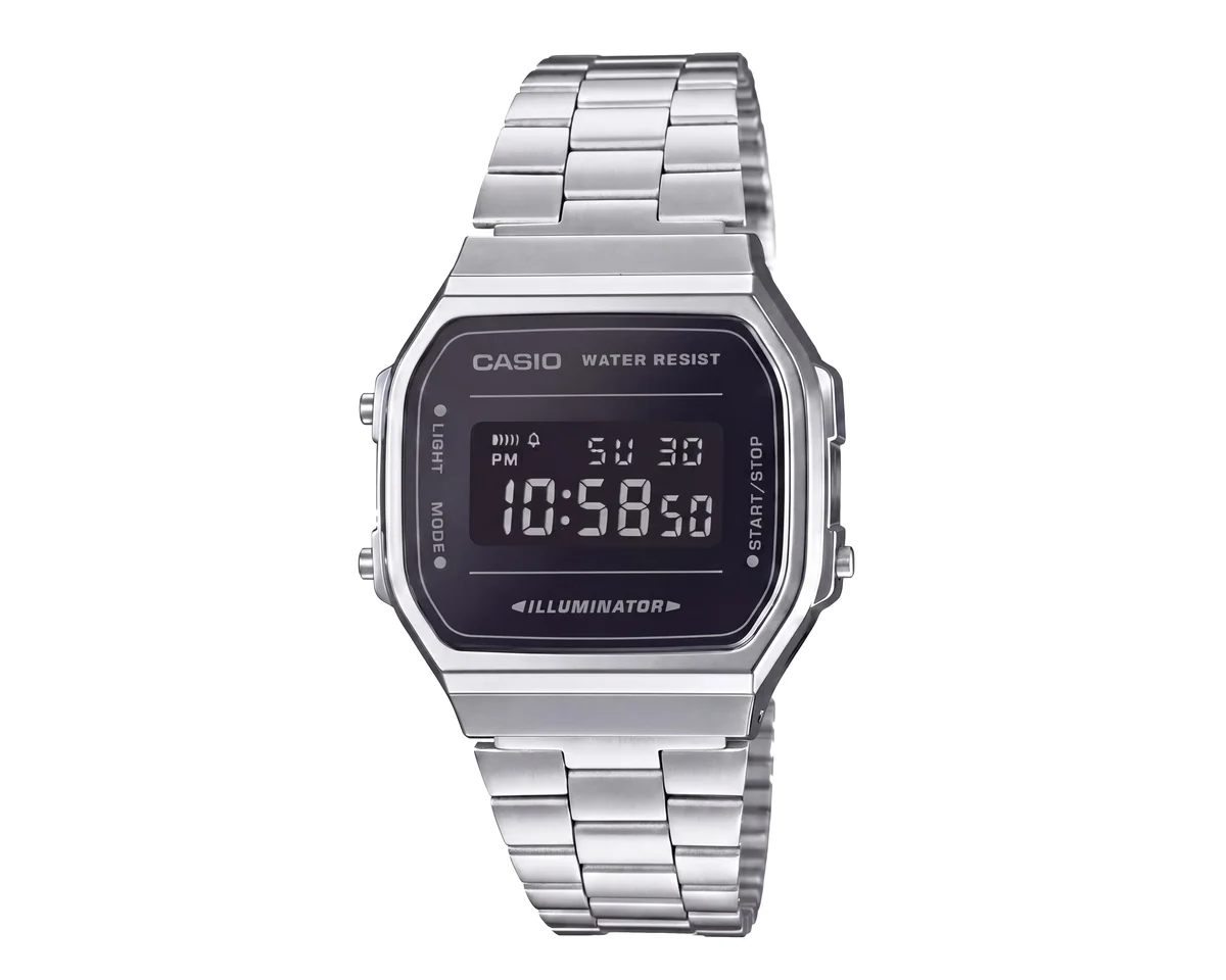 Reloj Casio para Mujer A168WEM-1VT Plateado
