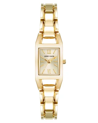 Reloj Pulsera Para Mujer Anne Klein Con Cristal Curvado En Tonos Dorados - Venta Internacional.