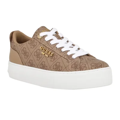 Tenis Guess Genza Latte Multi Para Mujer - Venta Internacional.