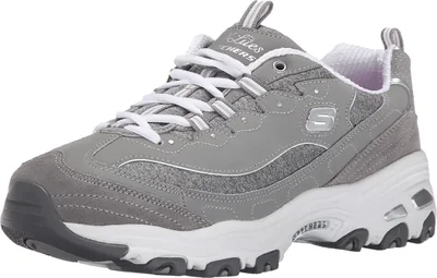 Tenis Skechers D'lites Me Time Gris Talla 6.5 Para Mujer - Venta Internacional.