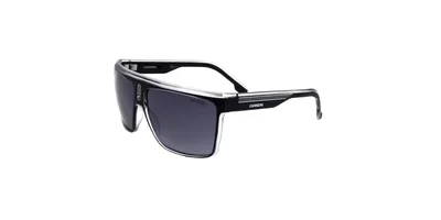 Anteojos De Sol Carrera Negro Blanco Lente Gris 63 Mm Para Hombre - Venta Internacional.