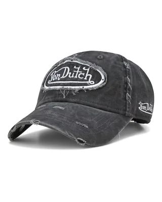 Gorra Von Dutch Clásica Retro Negro Desgastado - Venta Internacional.