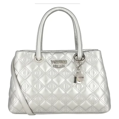 Bolsa Satchel Plata Westies para Mujer