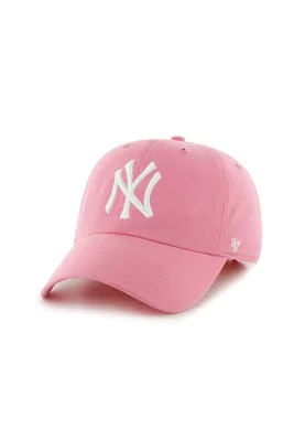 Gorra 47 Mlb New York Yankees Rosa Para Mujer Talla Única - Venta Internacional.
