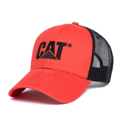 Gorra Cat Con Logo Bordado Malla Snapback Para Hombre - Venta Internacional.